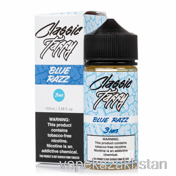 Vape Disposable Blue Razz Classic Taffy - Syn Liquid - 100mL 6mg